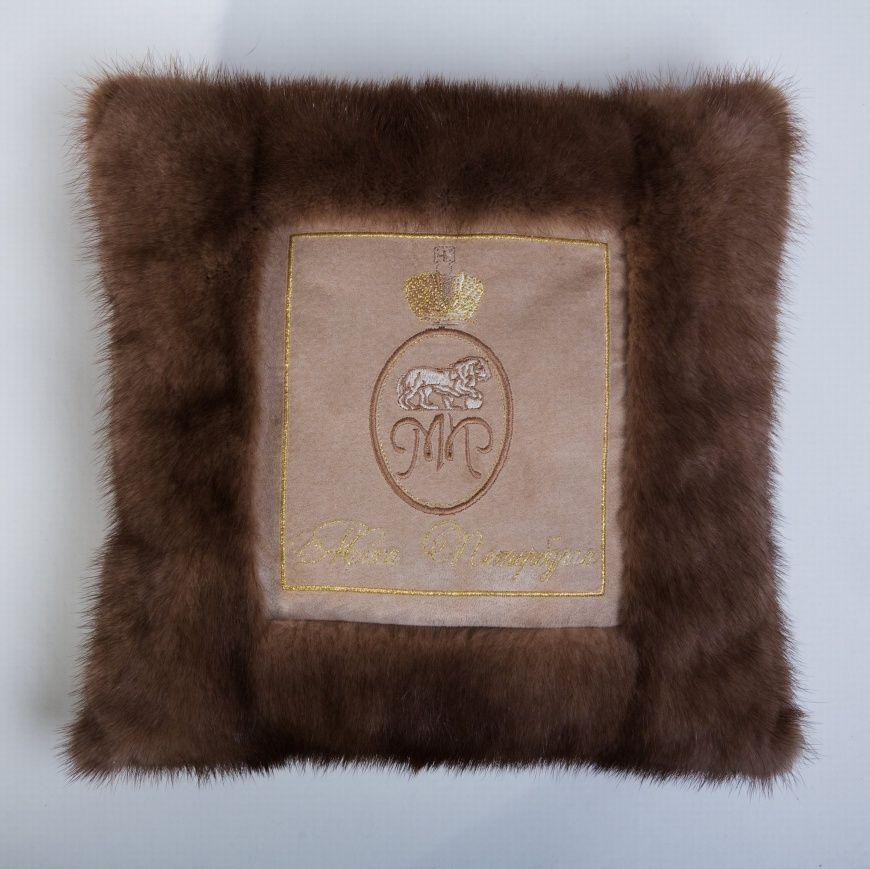 подушка из  норки фото