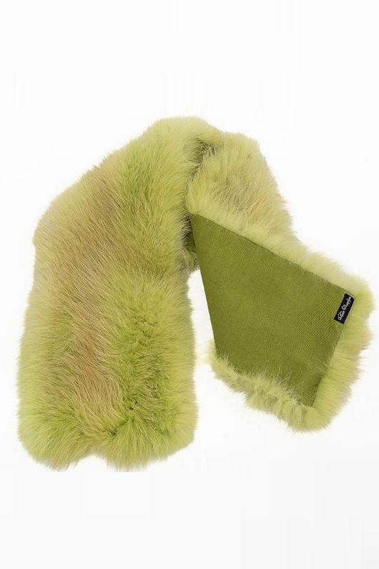 Шарф из меха лисы фото