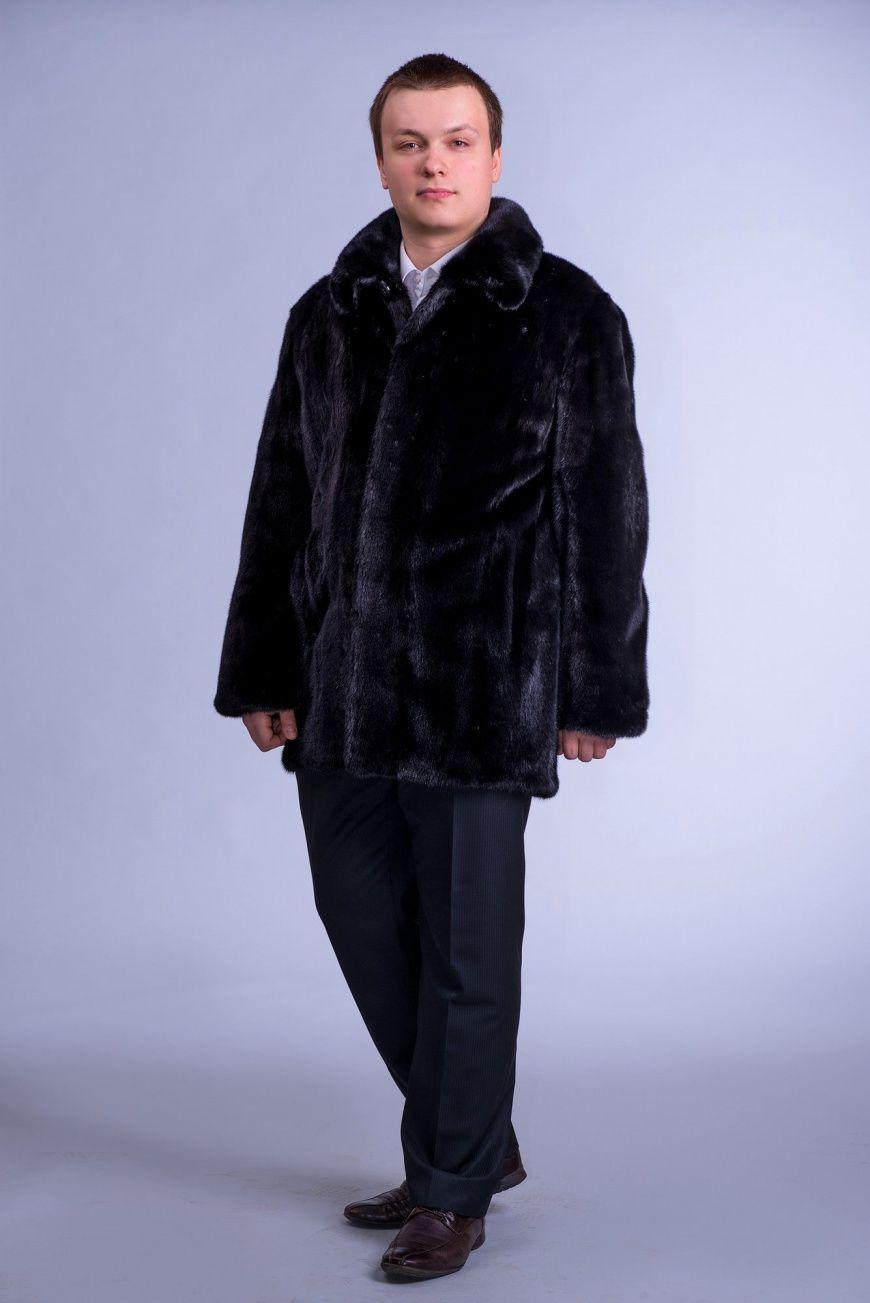 Куртка мужская из меха норки фото