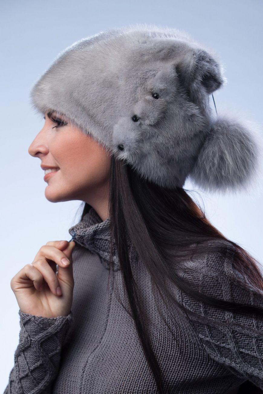 Головной убор из норки фото