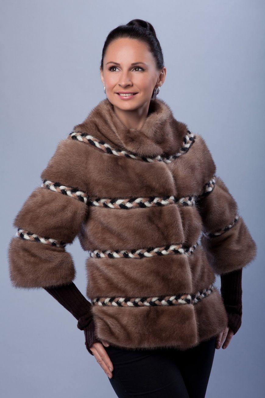 Куртка женская из меха норки фото
