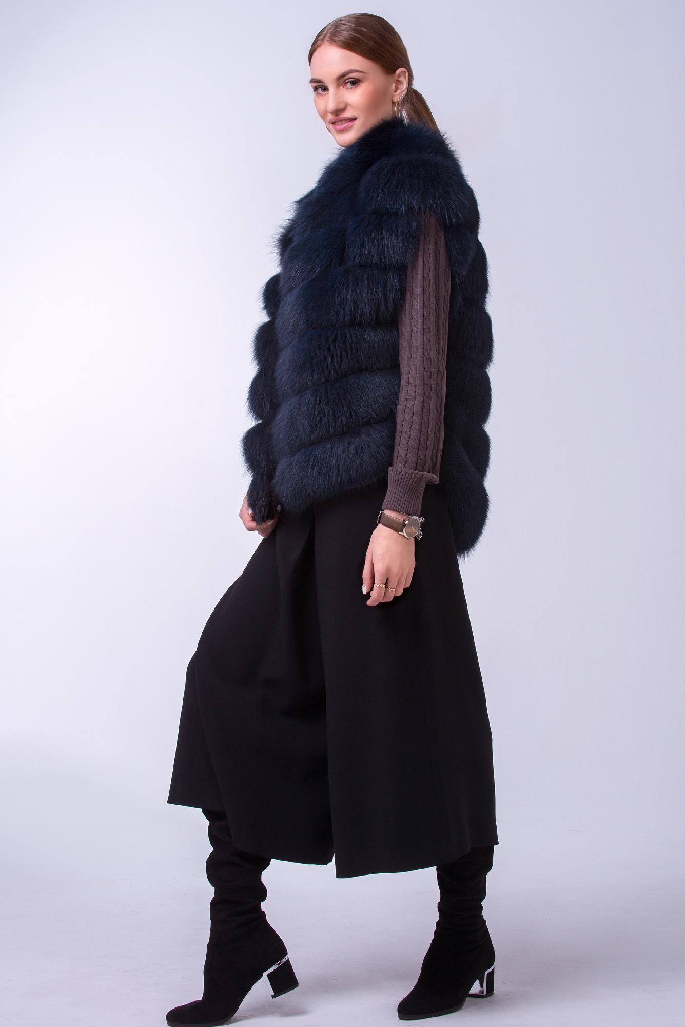 Жилет из меха песца фото