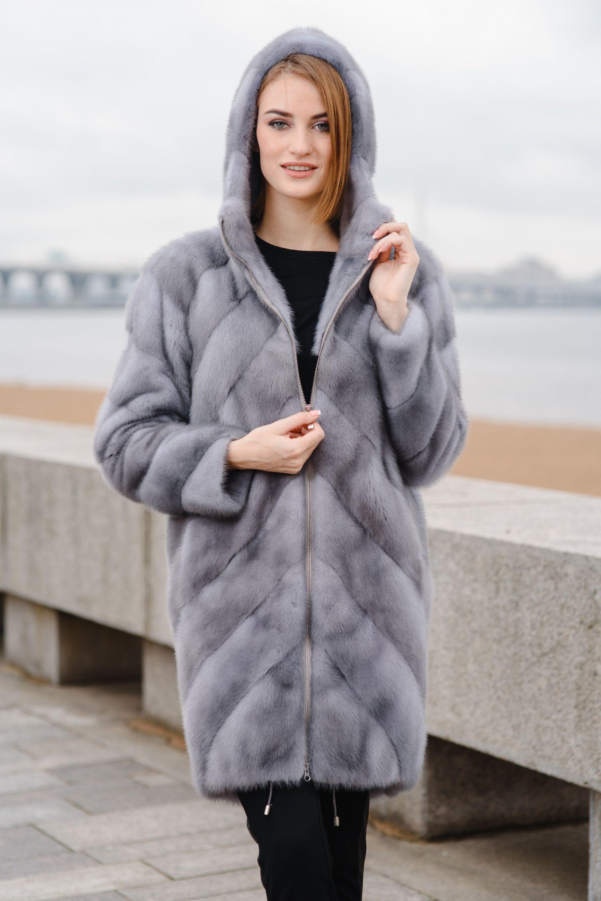 Куртка парка из норки фото