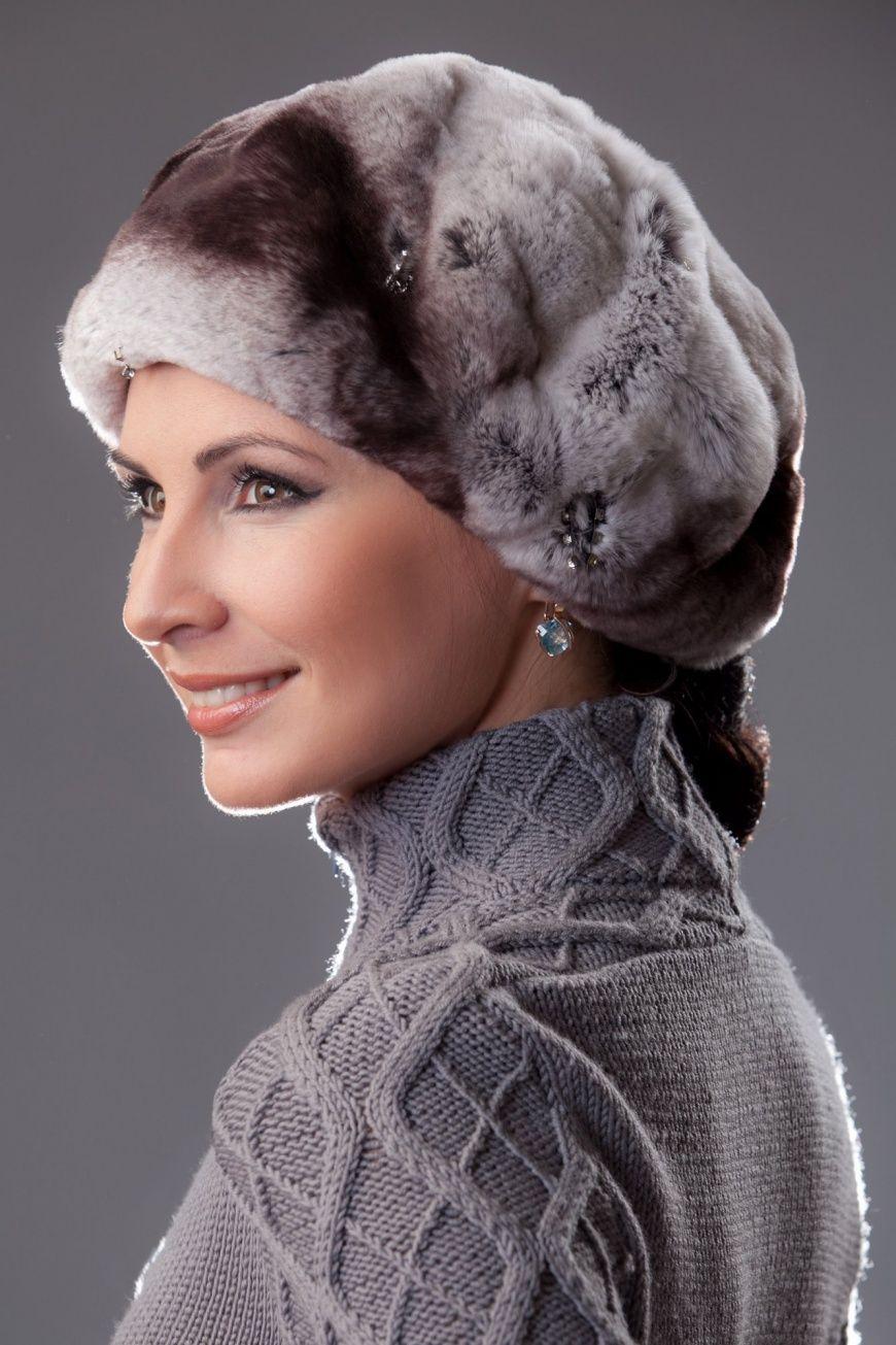 Головной убор из меха кролика фото