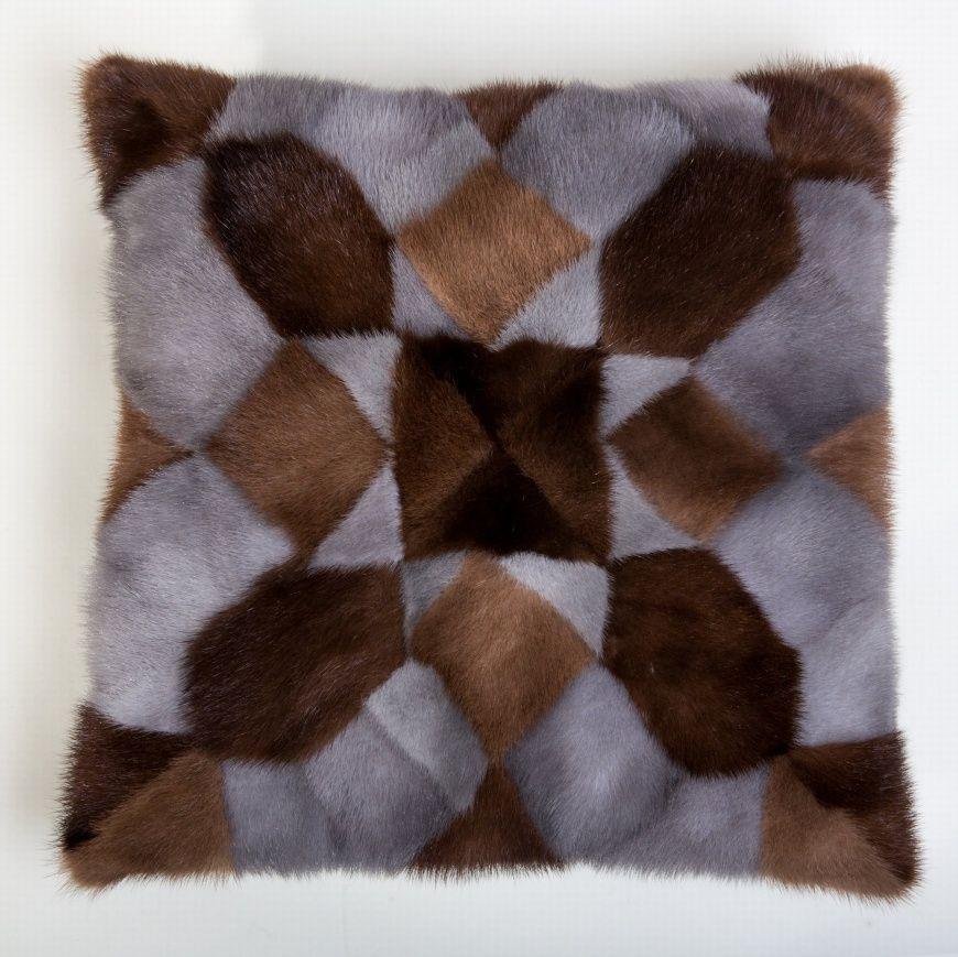 подушка из  норки фото