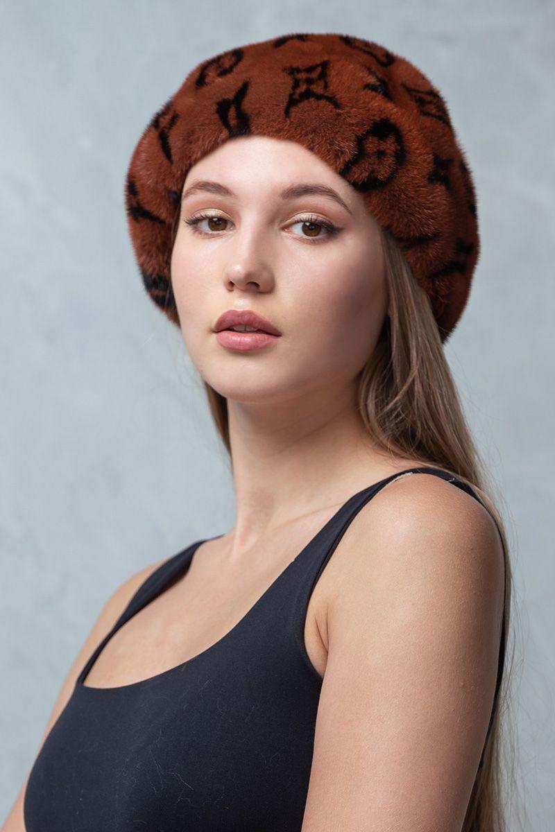 Берет из норки фото