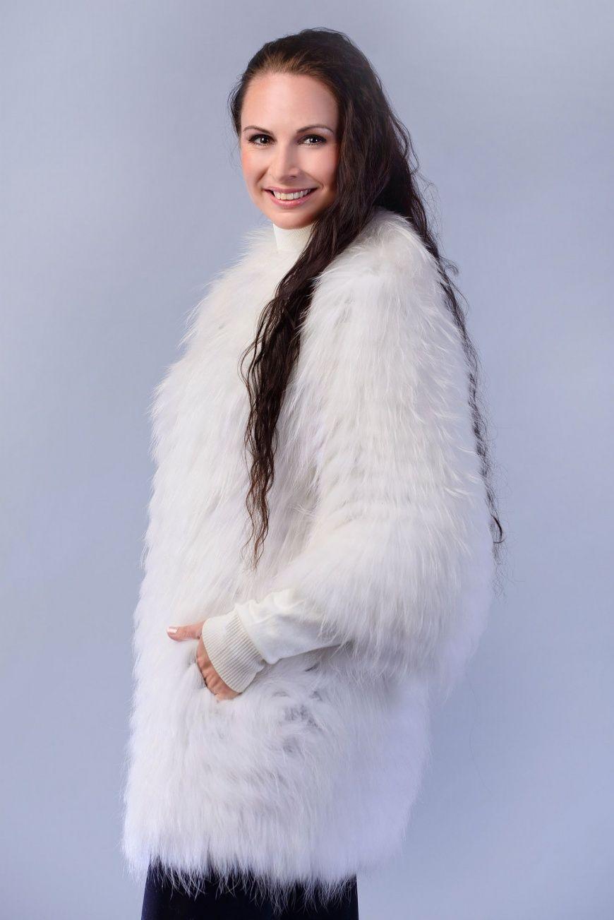 Шуба из лисы фото
