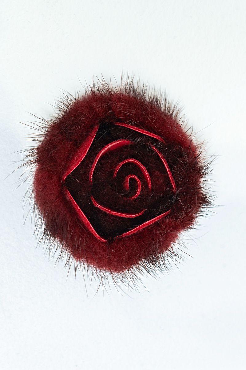 Брошь Роза фото