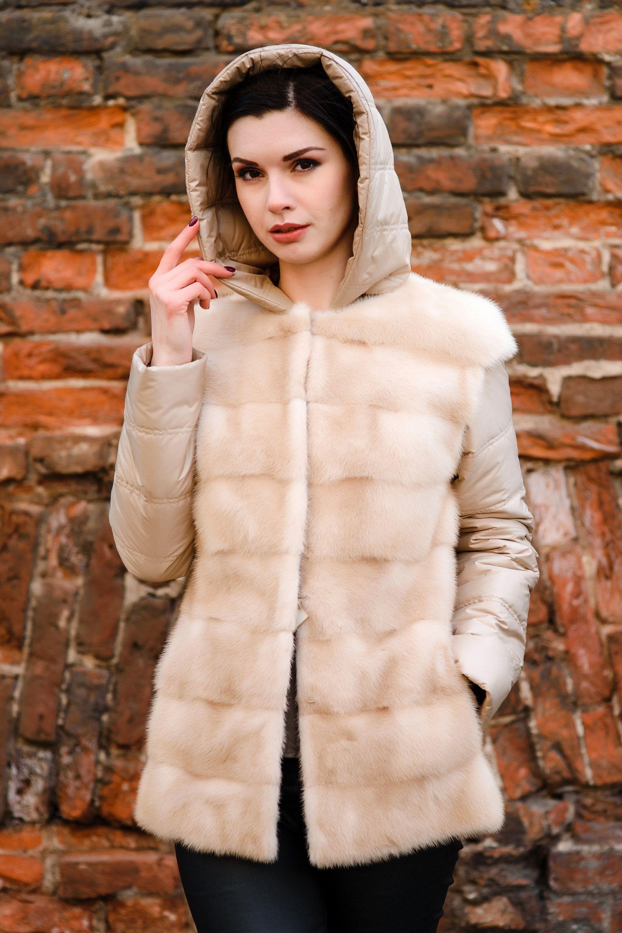 Трансформер( куртка из норки + жилет) фото