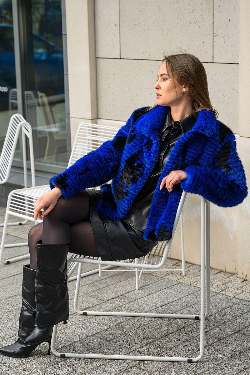 Жакет из норки фото