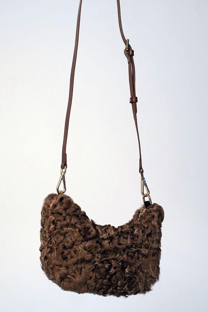 Сумка из меха каракуля фото