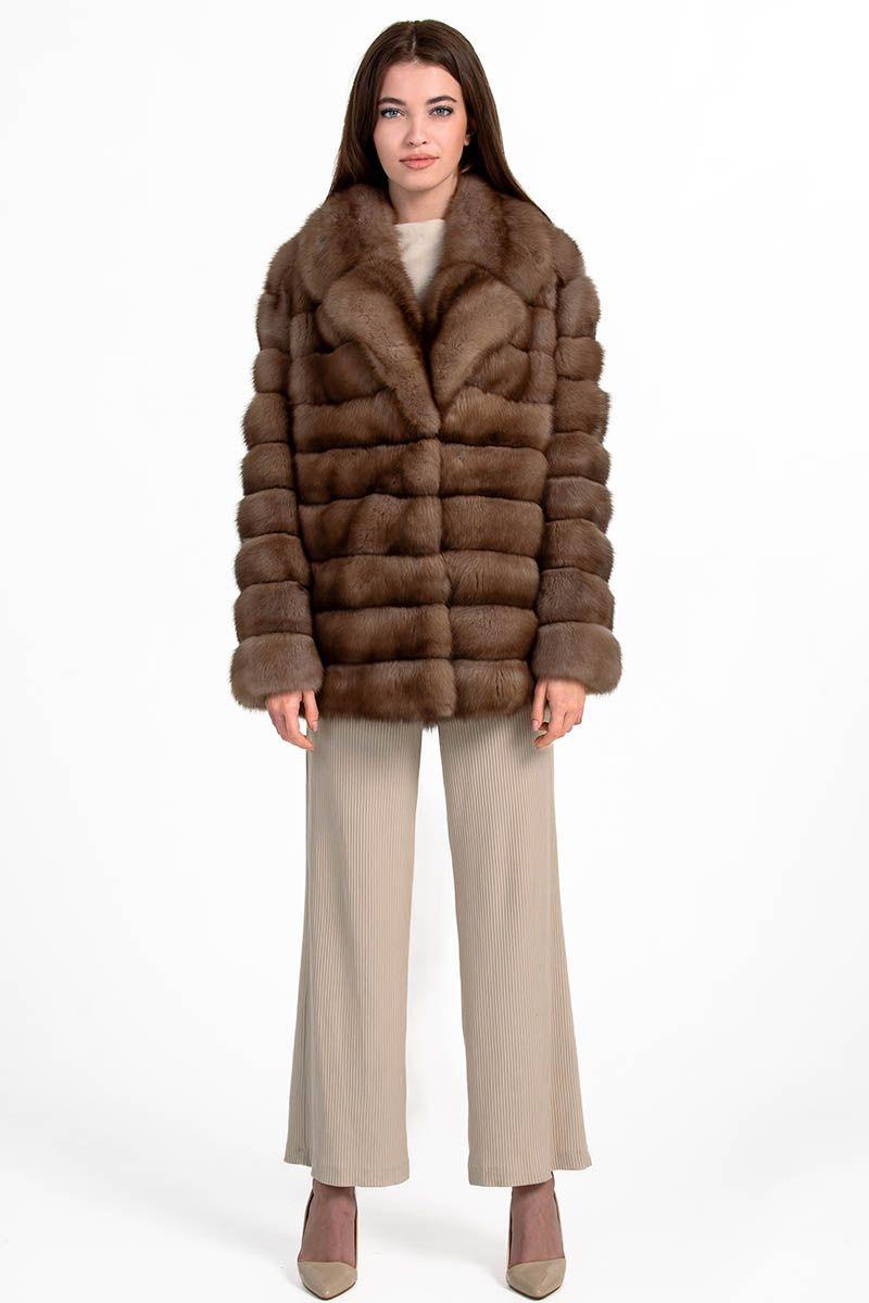 Шуба из баргузинского соболя фото