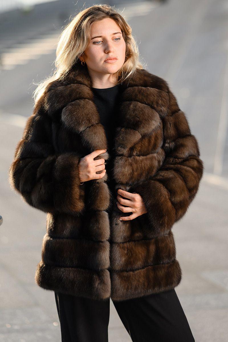 Шуба из соболя фото