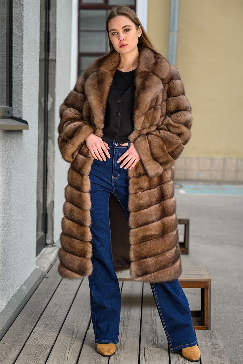 Шуба из баргузинского соболя фото