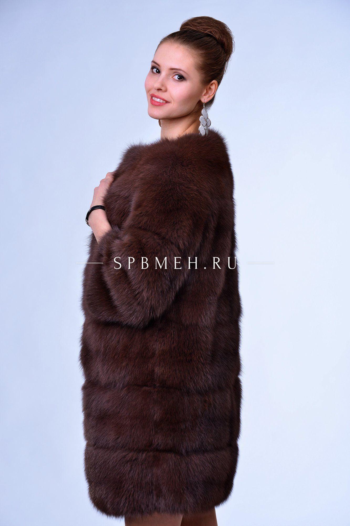Пальто женское из меха куницы фото Пальто женское из меха куницы фото